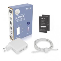 Laptop charger power supply 67W USB-C 5V-9V-12V-15V/3A, 20V/3.35A PD
