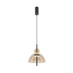 Pendul Bangkok MOD185PL-L12CG3K1 — LED 12W, sticlă ambră