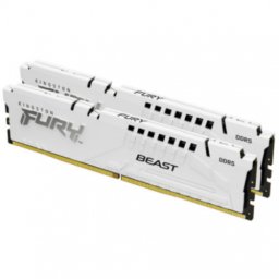 Kit Memorie KINGSTON FURY Beast White Intel XMP 3.0/AMD EXPO, 32GB, DDR5-6000MHz, CL36