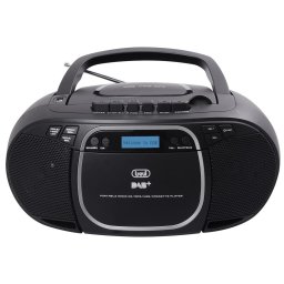 TREVI CMP 576 DAB portabil boombox CD USB casetă DAB+ cu radio