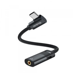 Adaptor Audio USB-C - USB-C / 3.5mm McDodo CA-1880, Negru