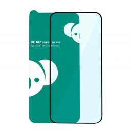 Folie de protectie Ecran Bear Super Hard pentru Apple iPhone 18 Pro / 17 Pro / 17 / 16 Pro, Sticla Securizata, Full Glue, 3D, Neagra
