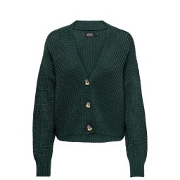 ONLY Jachetă Onlcarol Nice L/S Knt 15211521 19-4906 TCX green gables