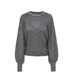 ONLY Pulover Onlelsa L/S Knt 15210667 BS000087 medium grey melange