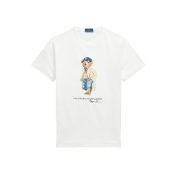 POLO RALPH LAUREN T-Shirt 26/1 Jersey-Knt 710B30192001 100 white