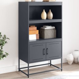 Dulap înalt, antracit, 68,5x38,5x123,5 cm, otel GartenMobel Dekor
