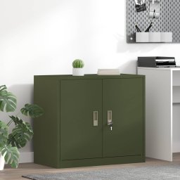 Dulap de depozitare Verde masliniu 80 x 40 x 70 cm GartenMobel Dekor