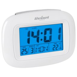 Ceas multifunctional Rebel cu alarma, termometru si display iluminat