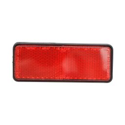 Reflectorizant auto dreptunghiular rosu spate cu adeziv 90x32 mm Breckner