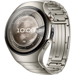 Smartwatch Huawei Watch 5 46 mm, finisaj titan, design premium