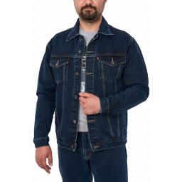Geaca de blugi cu cusaturi contrastante, Forza, indigo (Marime geaca: M)