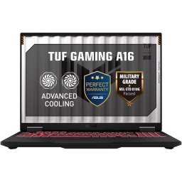 Laptop ASUS Gaming TUF A16 FA608UM AMD Ryzen 7 260 5.1GHz 16inch Full HD+ 165Hz IPS 16GB DDR4 RAM 512GB SSD NVIDIA GeForce RTX 5060 8GB GDDR7 No OS Jaeger Gray