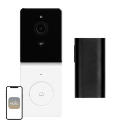 Sonerie Video Smart Moes WDB-TY-B20 Wireless RF 433MHz HD 1080p Alb/Negru