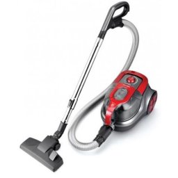 Aspirator Heinner HVC-V750RD, fara sac, 750 W, recipient 2.2 litri, A, rosu