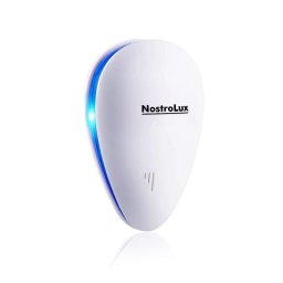Aparat de protectie impotriva daunatorilor NostroLux NL51771A, 5 W, Pana la 75 m², Ultrasunete, Sigur pentru copii, Alb