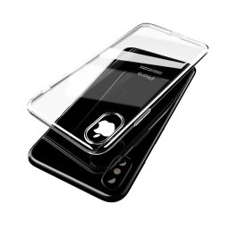 Husa Carcasa Crystal Soft Slim Jacket iPhone X / XS Clear