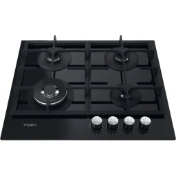 Plita AKTL 629NB1 4 palni, 59cm, neagra, cu gratar din fonta