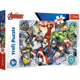 Puzzle cu 100 de elemente: Răzbunătorii faimoși