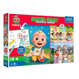 Puzzle gigant 15 piese Cocomelon Ziua Prietenilor Fericiți