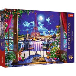 Puzzle 1000 piese premium plus Paris în lumina lunii