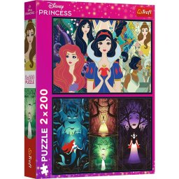Puzzle 2x200 piese prințese fermecătoare prințese Disney