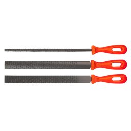 Pile de lemn, 200 mm, set de 3
