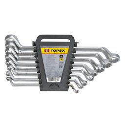 Chei inelare cu cap cotit 6-22 mm, set de 8