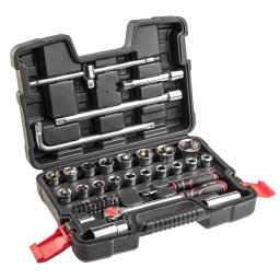 Chei tubulare 1/4", 1/2", set de 47