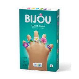 Inele de flori din plastilină hey clay bijou