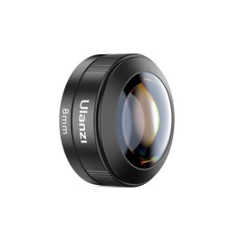 ​Kit Obiectiv Fisheye Smartphone 8mm Cu Clema Filet 17mm Ulanzi CL-004 Phone Camera Lens