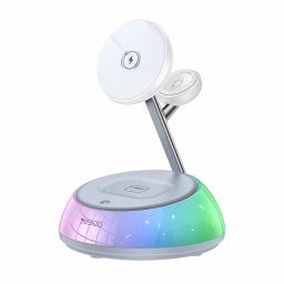 Qi iPhone Apple Watch 15W Alb