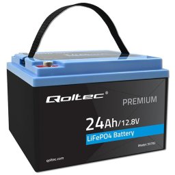 LiFePO4 battery 12.8V, 24Ah, 307.2Wh,BM