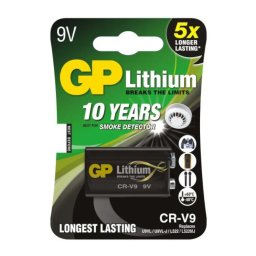GP Lithium battery 9V L522/LA522/6F22 blister pack - 1 pc.