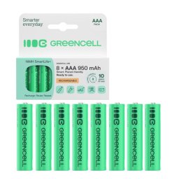 Rechargable batteries 8xAAA HR03 950mAh