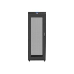 Installation cabinet rack 19 42U 800x1000 black, perforated door LCD (Flat pack)
