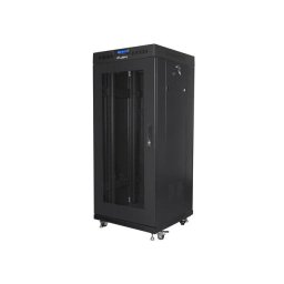 Standing rack cabinet 19 27U 600x600 mm, black