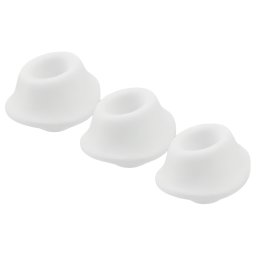 Womanizer - set capete de aspirație înlocuibile - alb - 3 buc