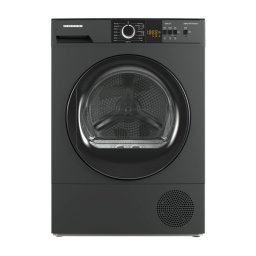 Uscator de rufe HEINNER HHPD-V8T1CHSA++, Pompa de caldura, 8 kg, Clasa A++, Iluminare interioara, Black