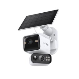 Camera IP Wi-Fi exterior Tapo, 2K 3MP + 2K 3MP, dual-lens Pan/Tilt, IR 10m si Color Night Vision, microfon si difuzor, sirena, microSD 512GB, baterie si panou solar, IP65, Tapo C645D KIT