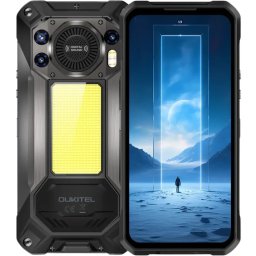 Telefon Oukitel WP61, 5G, Dual SIM, 6.8 120Hz, Dimensity 7025, 12GB RAM, 512GB, NFC, 108MP Night Vision, 20000mAh, Android 16, Black