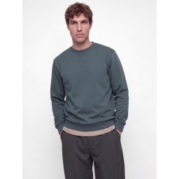 Jack & Jones Bluza barbati, simpla cu decolteu la baza gatului, JJEBRADLEY, Gri albastrui (SELECTATI MARIMEA: M)