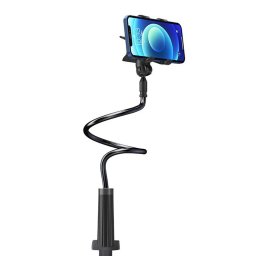 Suport de telefon pentru birou Ugreen - Desk Holder LP113 (80906) - Clamp Grip, Ajustable Arm (120cm) for Phone with max 6.5 - Black