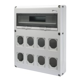 Tablou organiaze santier Q-Din 20 Module 8 Flanse Iec 16/32A IP44/67 IP65 Gewiss GW68013N