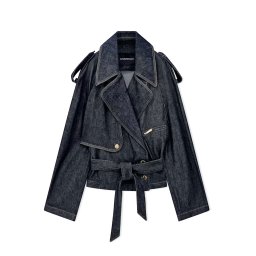 EMPORIO ARMANI Geacă EW004810AF18421 MB001 blue denim