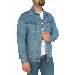 Geaca de blugi, Forza, albastru (Marime geaca: 4XL)