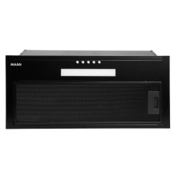 Hota incorporabila, Maan, Fiugi 2, 60cm, 310 m3/h, 63dB, 115W, Negru