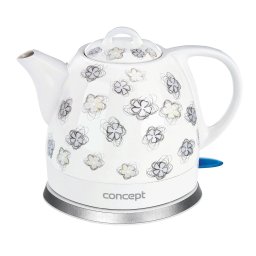 Fierbator Concept Ceramica RK0010ne, 1100 W, 1 l, Alb