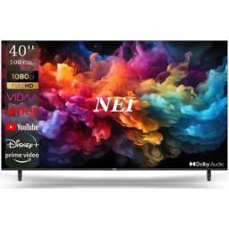 Televizor LED Nei 40NE5901, 101 cm, Full HD, Smart TV, WiFi, CI, Negru
