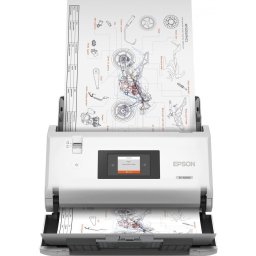 Scanner documente Epson WorkForce DS-790WN, 70 str./min, A3, USB 3.2 Gen 1, Alb