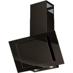 Hota verticala decorativa Maan Eco Duo Glass, latime 59,6 cm, 1 motor, capacitate maxima de absorbtie 320 mc-h, Negru